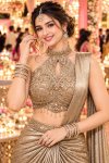 Ehsaas By Mrudangi Satin Crush Designer Readymade Saree